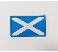 Pandiui23 Toppe Ricamate Bandiera della Scozia con Colori Ufficiali - Stemma Ricamato - Toppe Ricamate per Motociclisti - Toppe Militari, Toppa Scozia (Scozia)