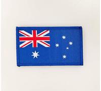 Pandiui23 Toppe Ricamate Bandiera dell'Australia con Colori Ufficiali - Stemma Ricamato - Toppe Ricamate per Motociclisti - Toppe Militari, Patch Australia (Australia)