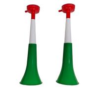 Pandiui23 Tromette Vuvuzela Due corpi. Accessorio per calcio e celebrazioni sportive. Tromba d'aria rumorosa per l'animazione Ideale per il trasporto (2 Prodotti, Italia)