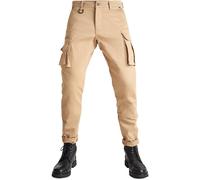 Pando Moto Desert Cargo Pantaloni tessili da moto, beige, Taglia 36/30