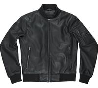 Pando Moto Falcon Aviator Giacca di pelle, nero, Taglia S
