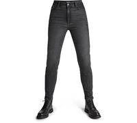 Pando Moto Kaya Slim Jeans da moto da donna, grigio, Taglia 24/30