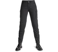 Pando Moto Mila Cargo Jeans da moto da donna, nero, taglia 27 32 per donne