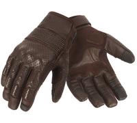Pando Moto Onyx 02 Guanti da motocicletta perforati, marrone, Taglia L