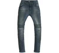 Pando Moto Rosie Navy Signore Moto Jeans, blu, taglia 29 per donne