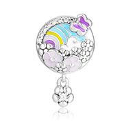 PANDOCCI 2019 colore fiore di primavera Story Bead Argento 925 fai da te adatto per gioielli Pandora originali con ciondoli bracciali
