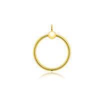 PANDOCCI 2019 momenti autunnali piccolo ciondolo in argento 925 fai da te adatto per bracciali Pandora originali gioielli di moda con ciondoli (Yellow Gold)