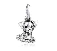 PANDOCCI 2019 Regalo per la festa della mamma Labrador Puppy Dangle Bead Argento 925 fai da te Adatto per bracciali Pandora originali Fascino Gioielli di moda