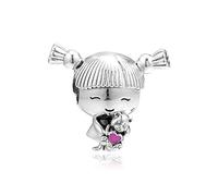 PANDOCCI 2019 Regalo per la festa della mamma ragazza con trecce perline in argento 925 fai da te adatto per bracciali Pandora originali gioielli di moda con ciondoli