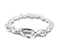 PANDOCCI 2020 Regalo Festa della Mamma Grosso Nodo Infinito 925 Braccialetto a Catena in Argento per Donna Fai da Te Adatto per Braccialetti Pandora Originali Gioielli Moda con ciondoli (18 cm)
