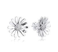 PANDOCCI 2020 Spring Margherita Fiore orecchino a Perno per Le Donne in Argento 925 Fai da Te Adatto per bracciali Pandora Originali Gioielli di Moda Fascino