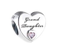 PANDOCCI Amore di nipote d'autunno 2017 Cuore rosa CZ perline 925 Sterling Silver DIY si adatta per i monili originali di fascino dei braccialetti di Pandora
