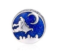 PANDOCCI Charm a forma di tappeto magico 2019, in argento 925, adatto per braccialetti Pandora originali