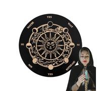 Pandolo Table for Romance - Tavolo in legno per la divinazione esoterica, tavoletta spirituale artigianale | Tavola Ouija per messaggi mistici, piante per comunicazione energetica,