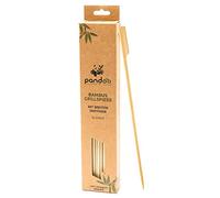 pandoo 20 confezioni da 30 bastoncini da barbecue da 25 cm, con manico largo in bambù, ideali per feste, feste in giardino o per grigliare