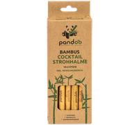 pandoo Cannucce Riutilizzabili in Bambù per Cocktail - 12 pezzi