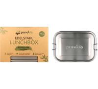 pandoo Contenitore per il pranzo in acciaio inox, 1200 ml, con sacchetto di cotone, divisore e e-book, a prova di perdite, ecologico per bambini e adulti, contenitore per il pranzo flessibile
