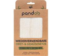 pandoo Rete per Frutta e Verdura - Set da 6 pezzi + sacchetto per il pane