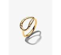 Pandora 164676C01-52 Anello Ovale Linea Sinuosa con Pietre Luminose