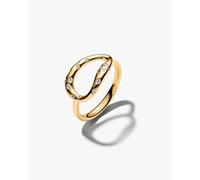 Pandora 164676C01-56 Anello Ovale Linea Sinuosa con Pietre Luminose
