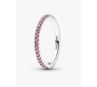 Pandora 192999C02-52 Anello Pavè Fascia Sottile Rosa