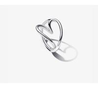 Pandora 193288c00-48 Anello Cuore Linea Sinuosa Argento taglia 48
