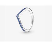 Pandora 196316c02-50 Anello Desiderio Scintillante Blu Argento taglia 50