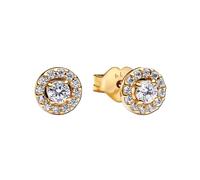 Pandora 263019C01 Round Pavé Halo Stud Earrings