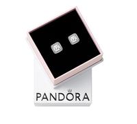 Pandora 290591CZ Orecchini a bottone da donna in argento Eleganza senza tempo