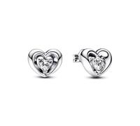 ORECCHINI CUORE SPLENDENTE CON PIETRA DONNA PANDORA