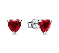 Pandora 292549C01 Red Heart Stud Earrings