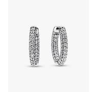 Pandora 292624c01 Orecchini Cerchi Pavè Fascia Singola