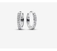 Pandora 293015c01 Orecchini Cerchi Piccoli Pavè Argento