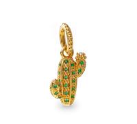 Pandora 361687C01 Sparkling Desert Cactus Pendant - 14k Gold-Plated