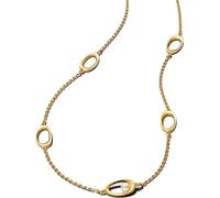 Pandora Essence 363883C01-45 - Collana in argento sterling placcato oro 14 carati, 45 cm, 45 cm, Argento sterling, Perla