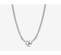 Pandora 392451c00-45 Collana Maglia Geometrica con Chiusura Moschettone a Cuore