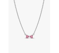 Pandora 394235C01-45 Collana Fiocco Luminoso Rosa
