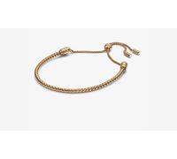 Pandora 563090C00-2 Bracciale Moments Regolabile Maglia Geometrica Plac. in oro