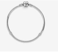 Pandora 590702hv-20 Bracciale Moments con Chiusura a Barile Argento tg 20