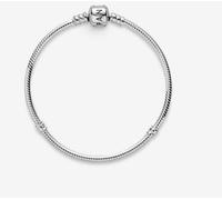 Pandora 590702hv-21 Bracciale Moments con Chiusura a Barile Argento tg 21
