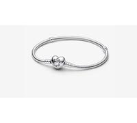 Pandora 590719-20 Bracciale Moments con Chiusura a Cuore Argento TG 20