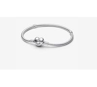 Pandora 590719-23 Bracciale Moments con Chiusura a Cuore Argento