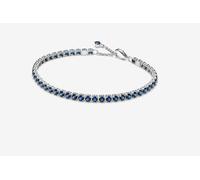 Pandora 591469C02-16 Bracciale Tennis con Pietre Blu Argento taglia 16