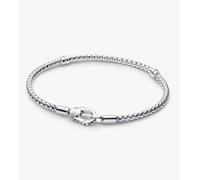 Pandora 593681C00-16 Bracciale Maglia Geometrica con Chiusura a Moschettone
