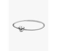 Pandora 596268-15 Bracciale Moments Rigido con Chiusura a Cuore