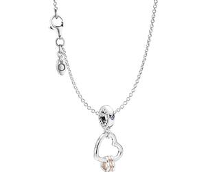 Pandora 75252 - Collana elegante da donna con ciondolo a forma di cuore Highlights in argento 925, meravigliosa idea regalo