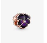 Pandora 780777c01 Charm Viola del Pensiero