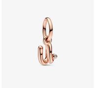 Pandora 782479c01 Charm Pendente Alfabeto con Lettera U