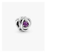 Pandora 790065c02 Charm Cerchio Eterno Viola Febbraio
