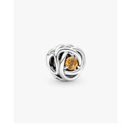Pandora 790065c04 Charm Cerchio Eterno Miele Novembre